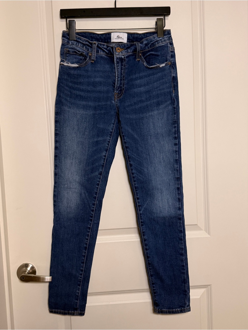 Women's Dark Indigo Stretch Skinny Jeans